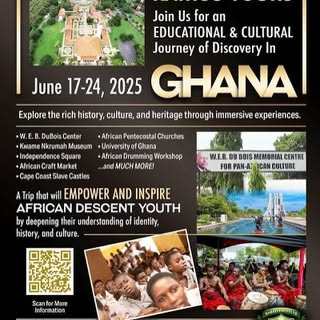 A poster for the african descent youth conference.