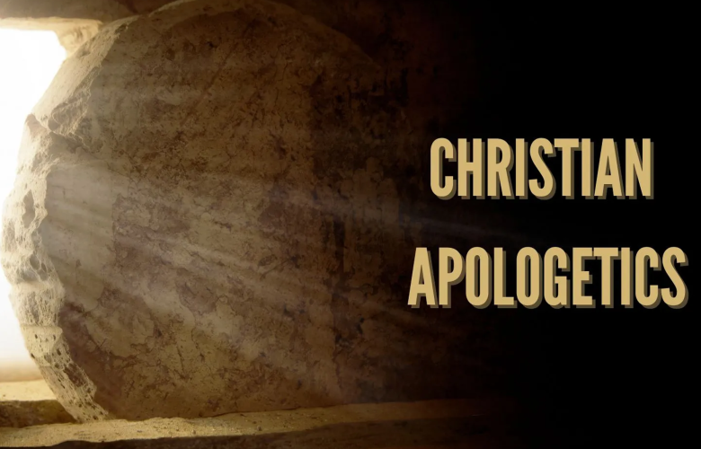 A picture of the word " christian apologetics ".